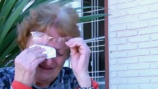 Tita, la abuela de Julián Álvarez.