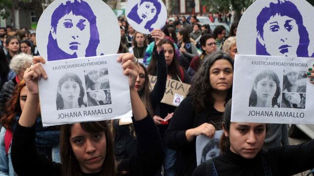 TRATA DE PERSONAS. Los familiares y amigos de Johana Ramallo, la joven de 23 años desaparecida en 2017 en La Plata (Archivo).