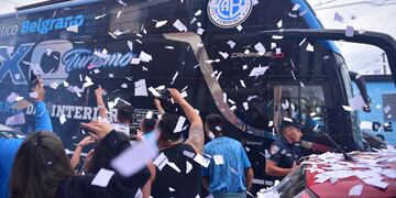 Belgrano tendrá el acompañamiento de su gente en La Rioja, por Copa Argentina (José Gabriel Hernández / La Voz).