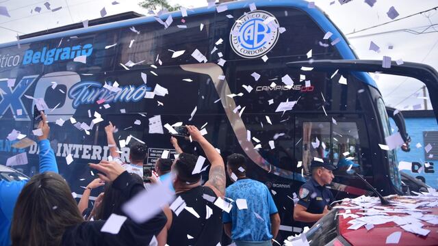 Belgrano tendrá el acompañamiento de su gente en La Rioja, por Copa Argentina (José Gabriel Hernández / La Voz).