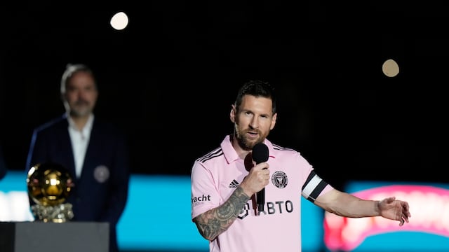 Lionel Messi se enfrentará a Newell's. (AP Foto/Lynne Sladky)