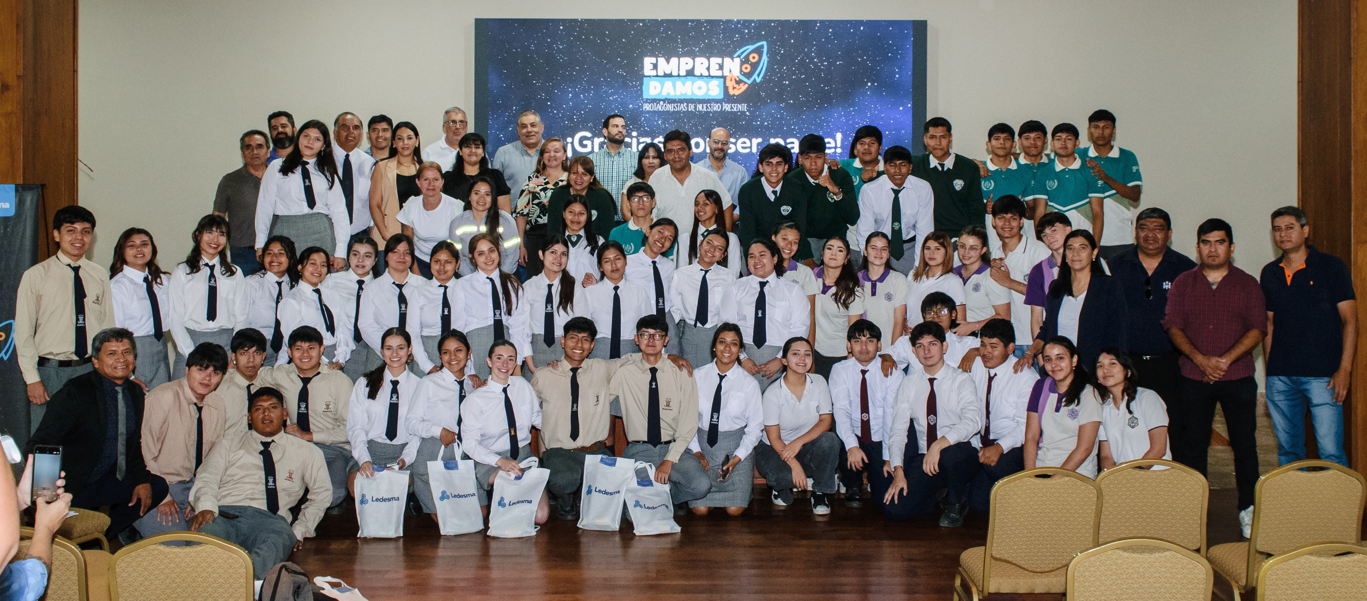 Los equipos que llegaron a la instancia final del Proyecto Educativo “Emprendamos” ganaron el derecho a participar en la Expo Emprendamos Ledesma 2025.