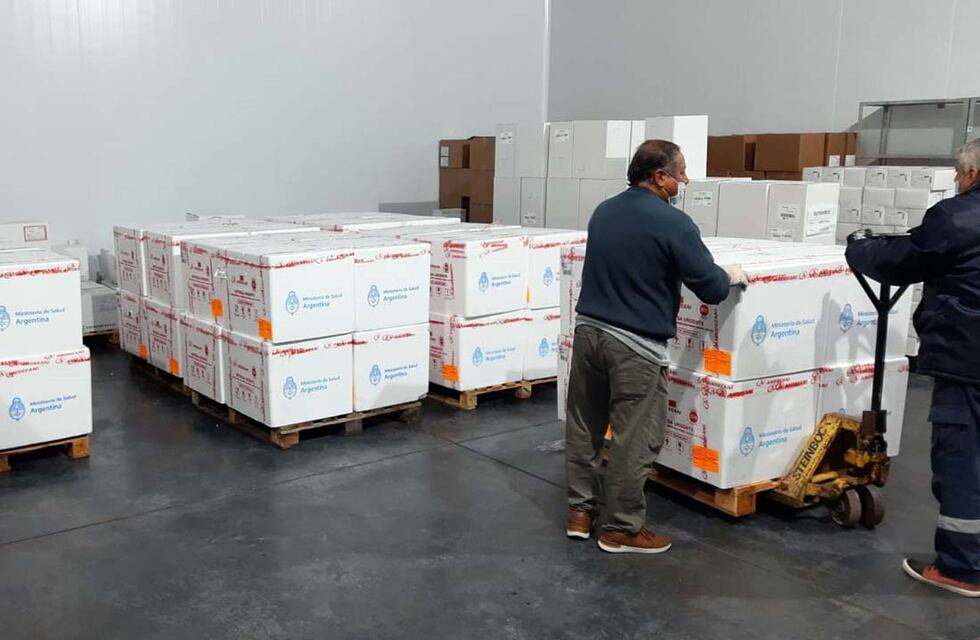 Llegaron a Córdoba 54.000 dosis de la Sputnik V