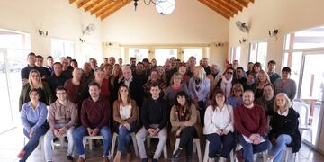 Los participantes del evento de Juntos por el Cambio en Rafaela