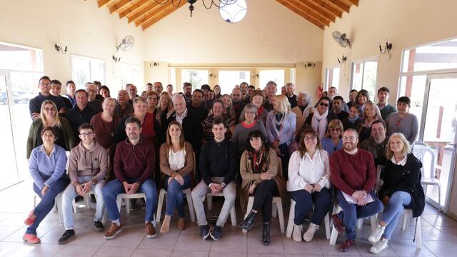 Los participantes del evento de Juntos por el Cambio en Rafaela