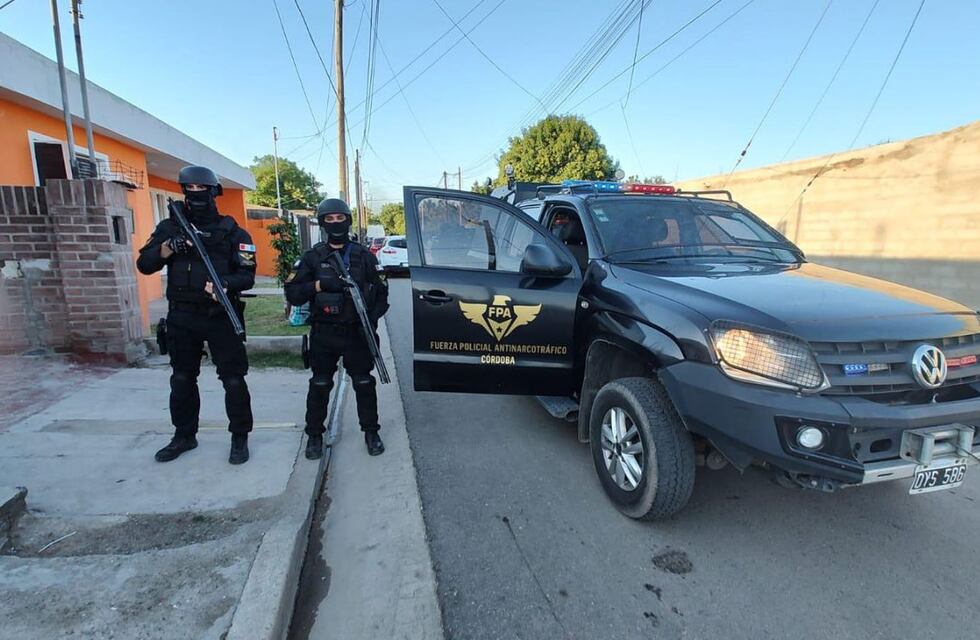 Ocho allanamientos desbarataron una banda narco en Córdoba: cuatro detenidos