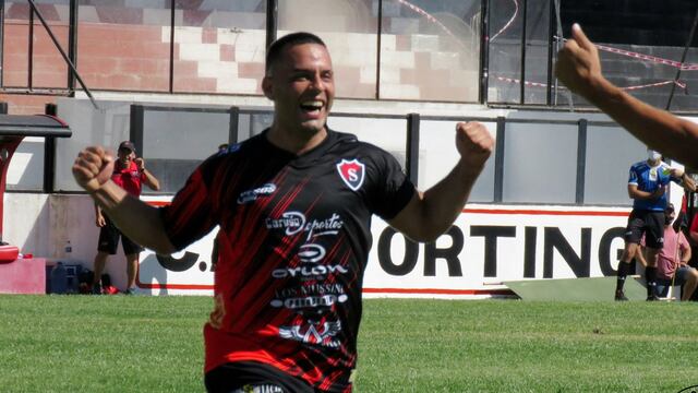 Sporting empató 2 a 2 con Tiro, Barroso convirtió el primer gol. Foto Mauro Margaria (Prensa Sporting)