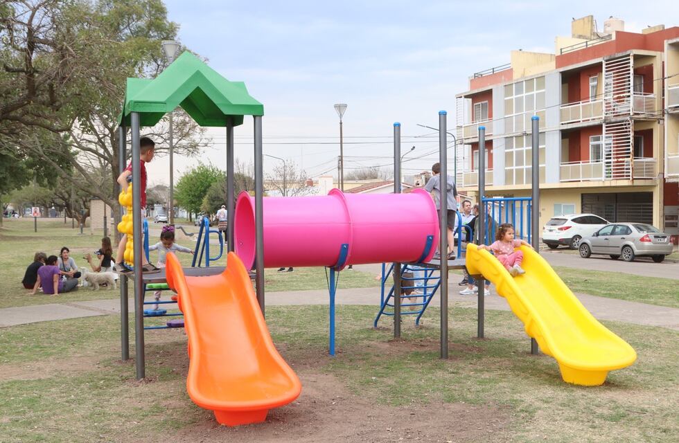 Mejoras en espacio verde de barrio Belgrano