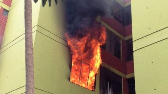 El incendio ocurrió el lunes al mediodía en Villa Ariza I, sobre la calle Yapeyú. (Imagen ilustrativa).