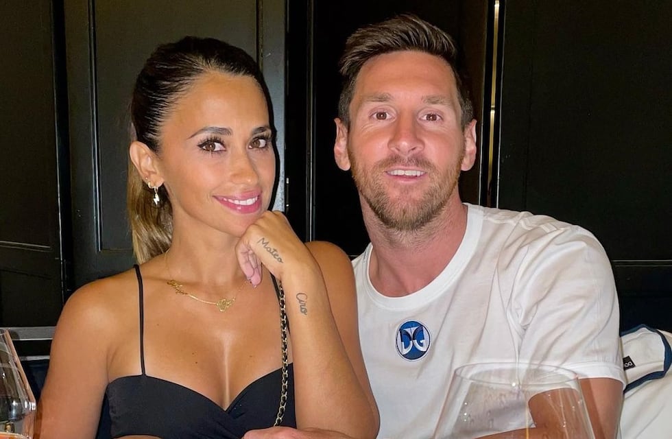La elegancia de Antonela Roccuzzo y Lionel Messi en una noche solidaria en Francia