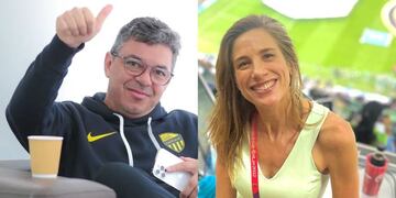 El entrenador y la locutora esquivaron rumores de romance durante muchos años.