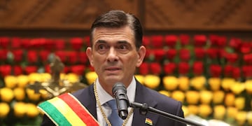 Rodrigo Paz Pereira, presidente constitucional de Bolivia.