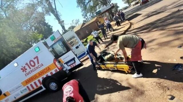 Un hombre resultó gravemente herido luego de un siniestro vial en Eldorado.