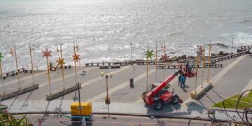Desmontaron los artefactos para trabajar en su mejora y restauración de cara al comienzo de la temporada de verano.