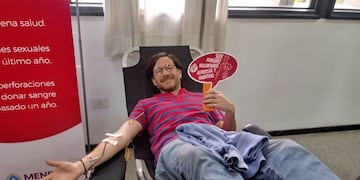 Este lunes se celebra en todo el mundo el Día Mundial del Donante de sangre, una manera de agasajar a quienes de manera voluntaria se compremeten a dar sangre. Gentileza Gobierno de Mendoza