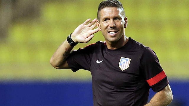 Simeone dijo hace un tiempo que el Atlético de Madrid es su lugar en el mundo. (Foto: AP)