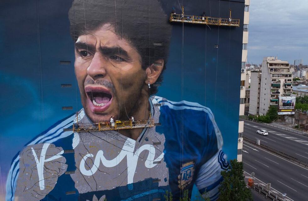 Pintarán el mural de Diego Maradona más grande del mundo: dónde se puede ver