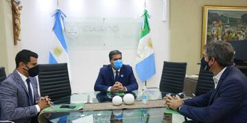 El gobernador de la provincia de Chaco recibió hoy a Gonzalo Pérez Corral, gerente general de JetSMART Argentina.