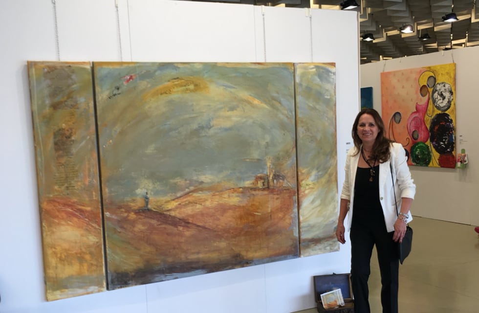 La artista Alicia Ceballos presenta su nueva muestra “Texturas del tiempo”