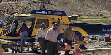 Una andinista bonaerense de 35 años fue rescatada en el Cerro Aconcagua.