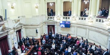 El Senado convirtió en ley el acuerdo con el FMI.
Foto Federico Lopez Claro