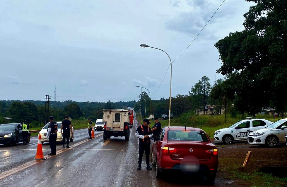 Realizan mega operativo policial en Misiones por Semana Santa