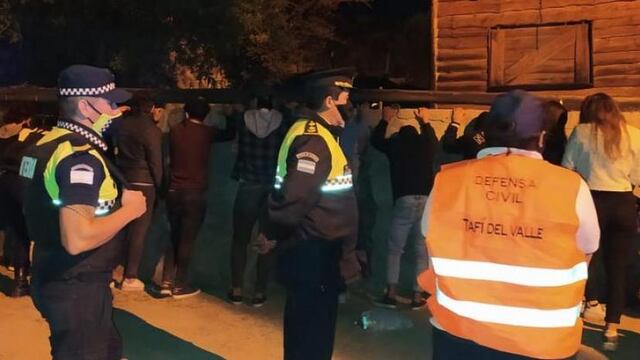 Seis fiestas clandestinas fueron desarticuladas durante el fin de semana en Tafí del Valle