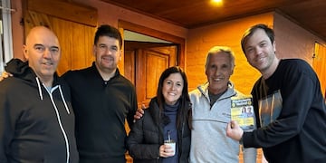Candidatos del Movimiento Vecinal de recorrida por Claromecó y San Francisco de Bellocq