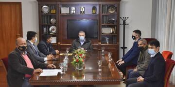 Jaldo se reunió con dirigentes de Chicligasta y Bella Vista.