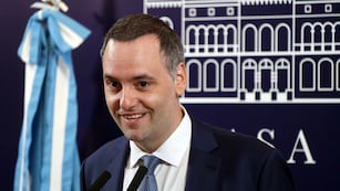 El vocero presidencial, Manuel Adorni. (Télam/Pepe Mateos)