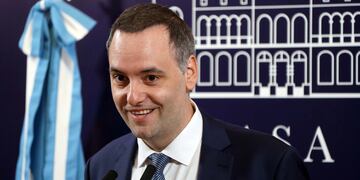 El vocero presidencial, Manuel Adorni. (Télam/Pepe Mateos)