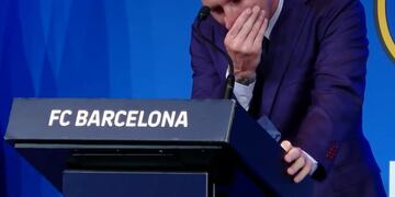 Lionel Messi en conferencia de prensa