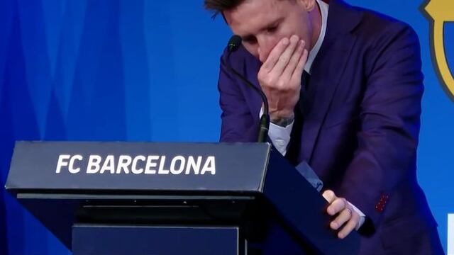 Lionel Messi en conferencia de prensa