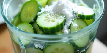 Por qué licuar rodajas de pepino con bicarbonato de sodio: para qué sirve la preparación