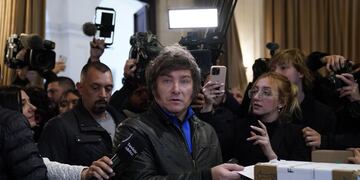 Elecciones 2023: Javier Milei, precandidato a presidente por La Libertad Avanza. (Federico López Claro)