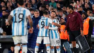 Lionel Messi entró en el segundo tiempo
