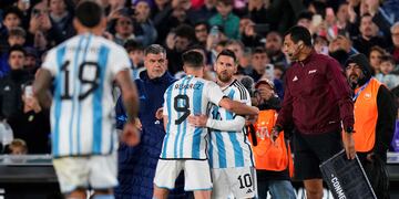 Lionel Messi entró en el segundo tiempo