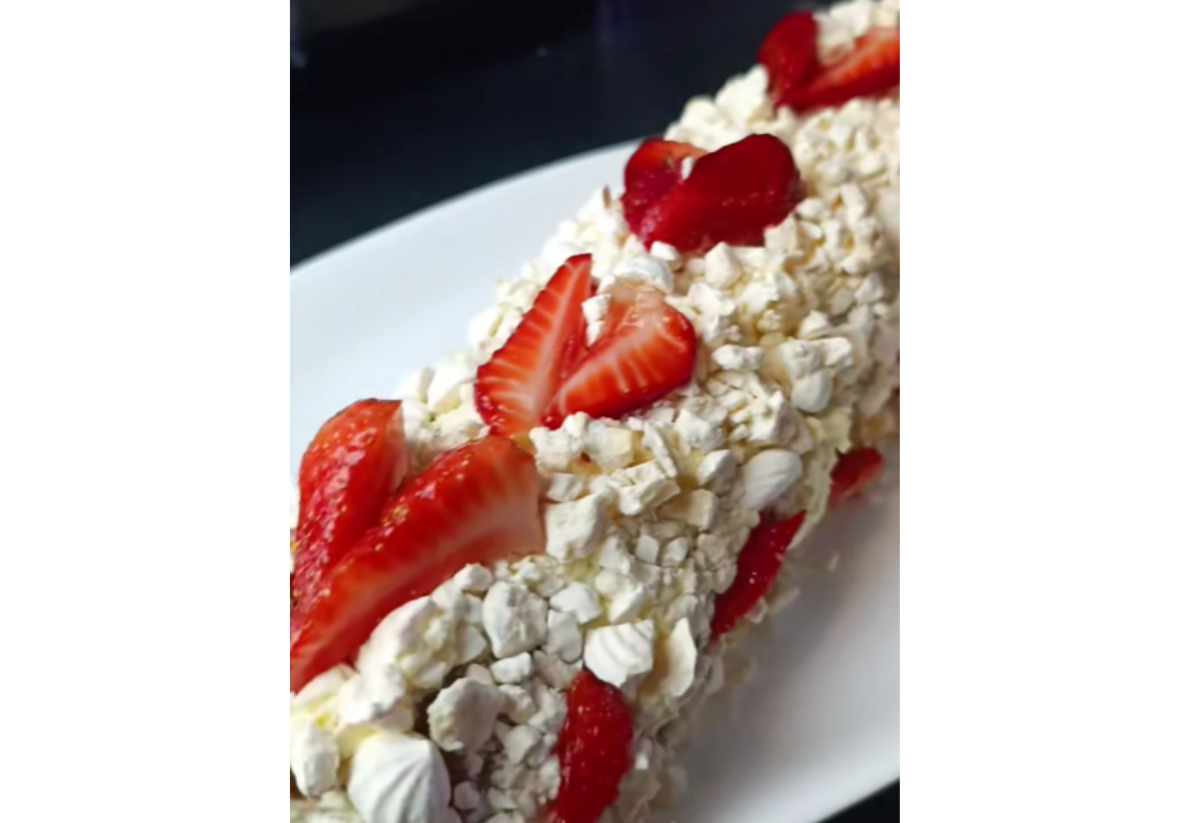 Así queda el pionono con esta receta.