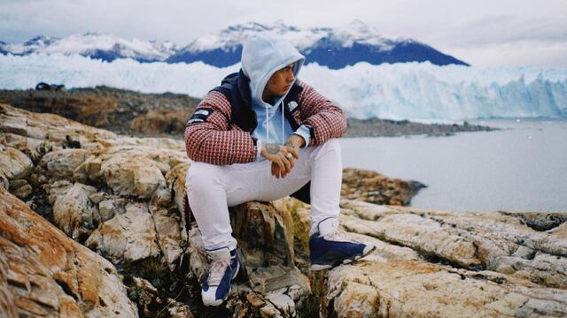 Duki y su show desde El Calafate. (Instagram)