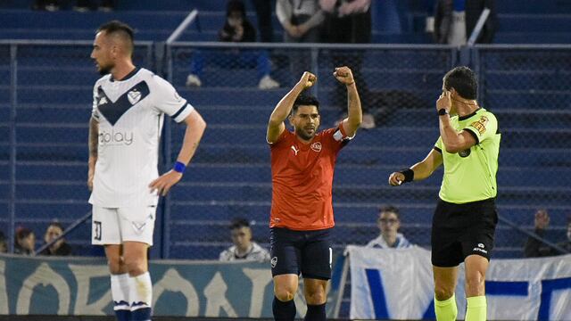 Independiente derrota por 2-1 a Vélez en el José Amalfitani.