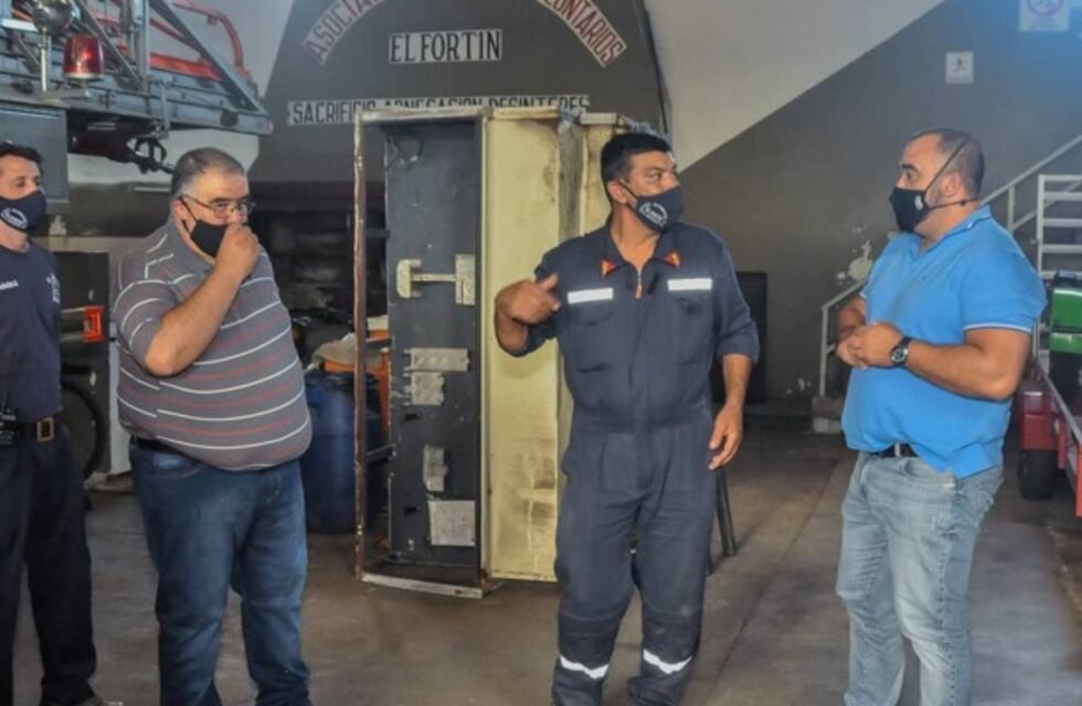 Realizarán refacciones en el cuartel de Bomberos “El Fortín” para recibir a mujeres voluntarias