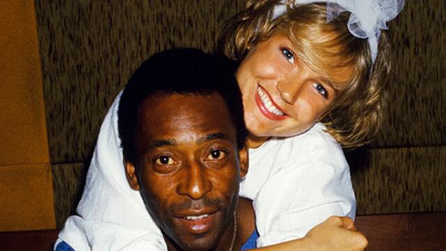 Xuxa y Pelé, cuando eran pareja.