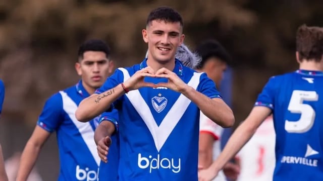 Francisco Pozzo, goleador de la Reserva de Vélez, jugará en Talleres (Prensa Vélez)