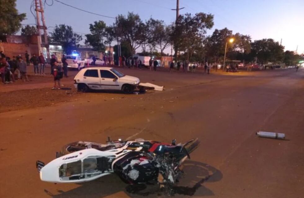 Siniestro vial: falleció un motociclista tras impactar con un auto en Posadas