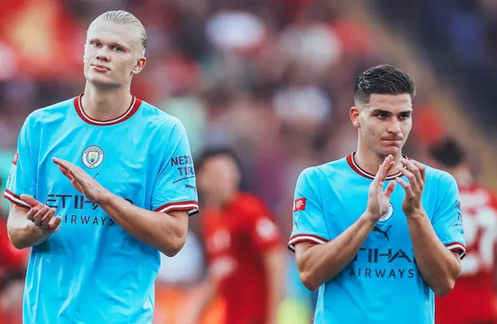 Guardiola habló de sus jóvenes delanteros estrellas: “Haaland y Julián Álvarez pueden...”