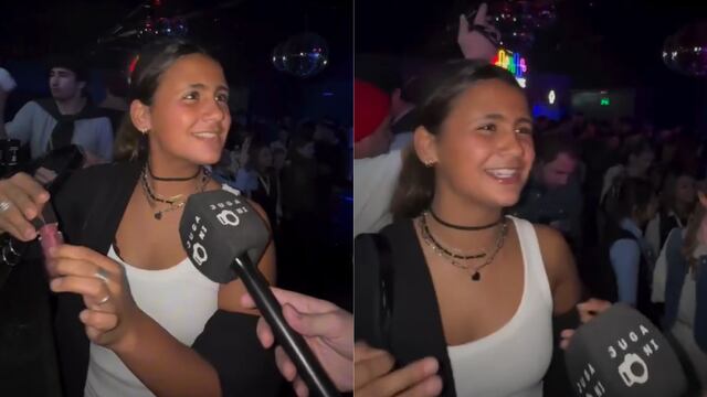 Uma Granata sorprendida en un boliche