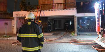 Incendio en una vivienda