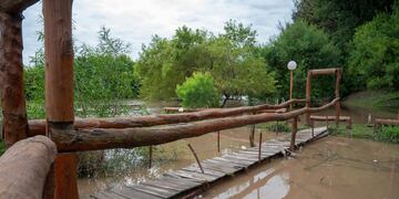 Crecida del Río Xanaes en Arroyito