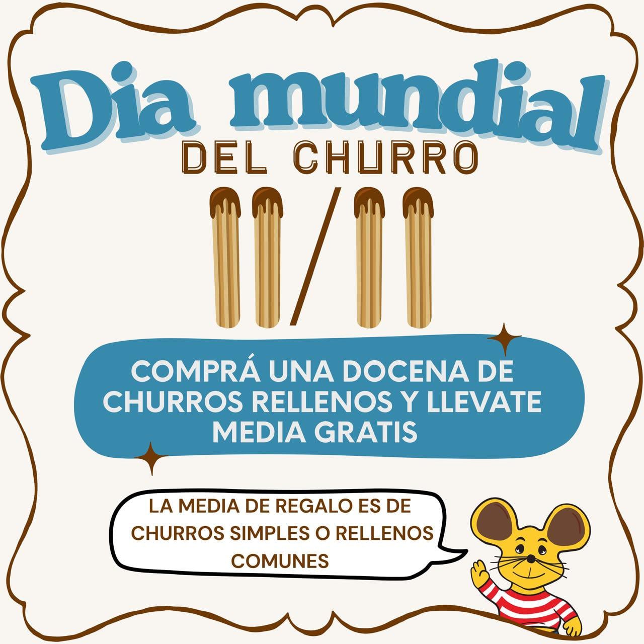 Día Internacional del Churro: cuál es la churrería que ofrece media docena de churros gratis y cómo obtenerla