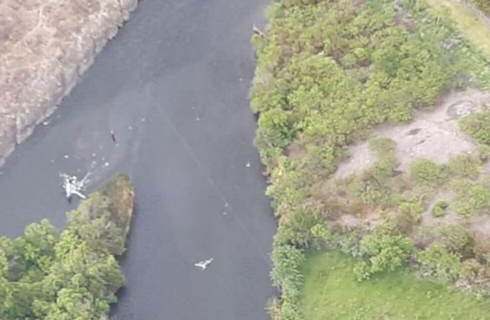 Según los primeros informes, el helicóptero de Jorge Brito cayó tras impactar contra la tirolesa